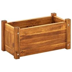 Helloshop26 - Jardinière lit surélevé plantes fleurs jardin 50 x 25 x 25 cm bois d'acacia 02_0001189 - 3000075541535_0