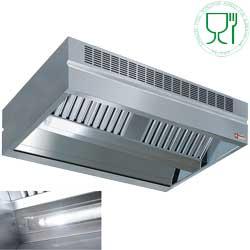 Hotte centrale à induction et compensation ambiance - acier inox AISI304 - modèle ACC4018_0