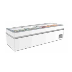 Iarp Congélateur vitré à portes coulissantes GAMMA 250 N, 2552 x 967 x 750 mm, statique, blanc - blanc I9K00415_0
