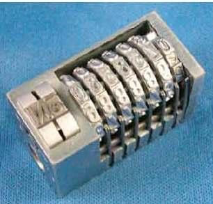 Numéroteur Bimatic Code 1658 - 7 chiffres 4 mm Antique - Comptant et Décomptant_0