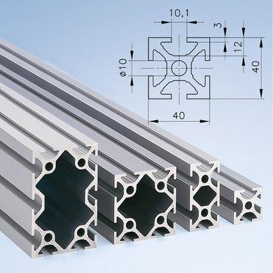 Profilé en aluminium anodisé 40 x 40 mm - série 40 - pour bâtis de machines légers - Mk Technology Group_0