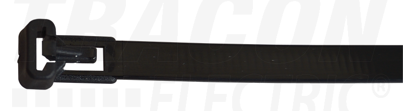Serre-câble desserrable, noir 250×7.6mm, d=10-65mm, pa 6.6_0