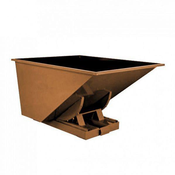 Benne auto-basculante de manutention 300 litres - Brun compostable - Marque Rolléco_0