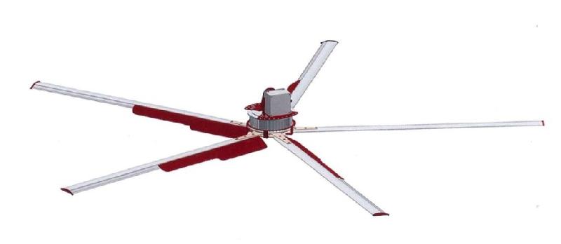 Brasseurs d'air - Ventilateur industriel plafond pour meilleur confort thermique et réduction de l'hygrométrie_0