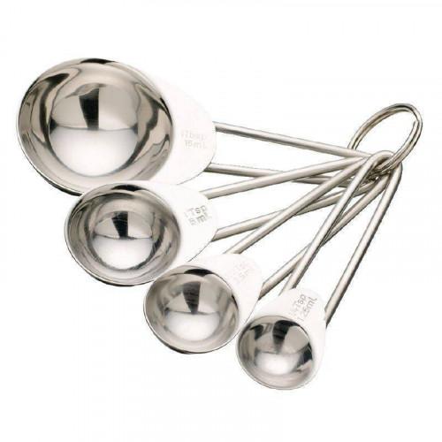 CUILLÈRES À MESURER PROFESSIONNELLES EN INOX - LOT DE 4