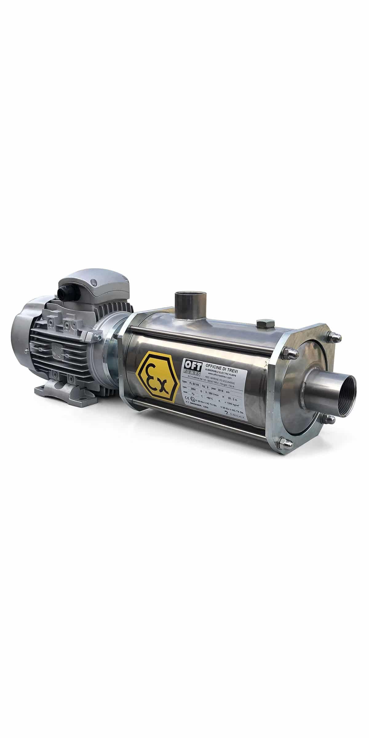 FL EX M3 - Pompe ATEX centrifuge en acier inoxydable - Officine di Trevi - Triphasé 230V/400V_0