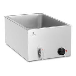 Helloshop26 - Bain-marie chauffe-plat bain-marie professionnel 600 watts 1 x GN 1/1 Robinet De Vidange  14_0004216 - 3000195131531_0