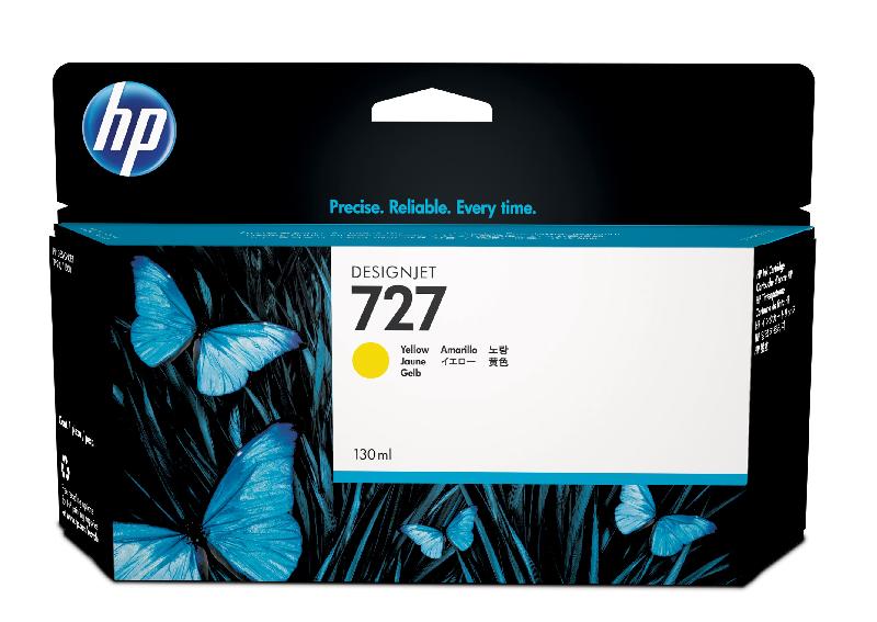 HP 727 cartouche d'encre DesignJet jaune, 130 ml_0