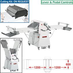 Laminoir à bande boulangerie sur socle, 600x1200 mm - LM/60-120SS_0