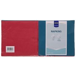 METRO PROFESSIONAL Serviette rouge 40 x 40 cm x 250 - matière organique 223540_0