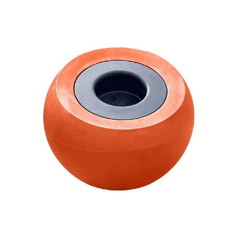 PLAST'UP ROTOMOULAGE Pot de fleurs sphérique xxl dolce vita 300l - ORANGE - orange 0036336945463_0