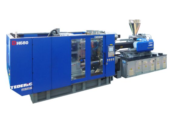 Presse à injection Tederic DH-680T 4800 - Meca Plastic Distribution - Force de fermeture : 680 - Options noyaux, interface robot et bi-métal_0