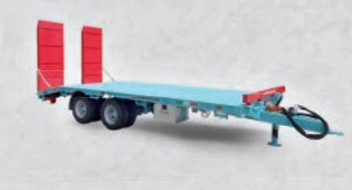 Remorque plateau agricole BP140R - Agrimec di Crosetto Elio & C. Snc - 6.50 x 2.55 m - 2 essieux - structure robuste et personnalisable_0