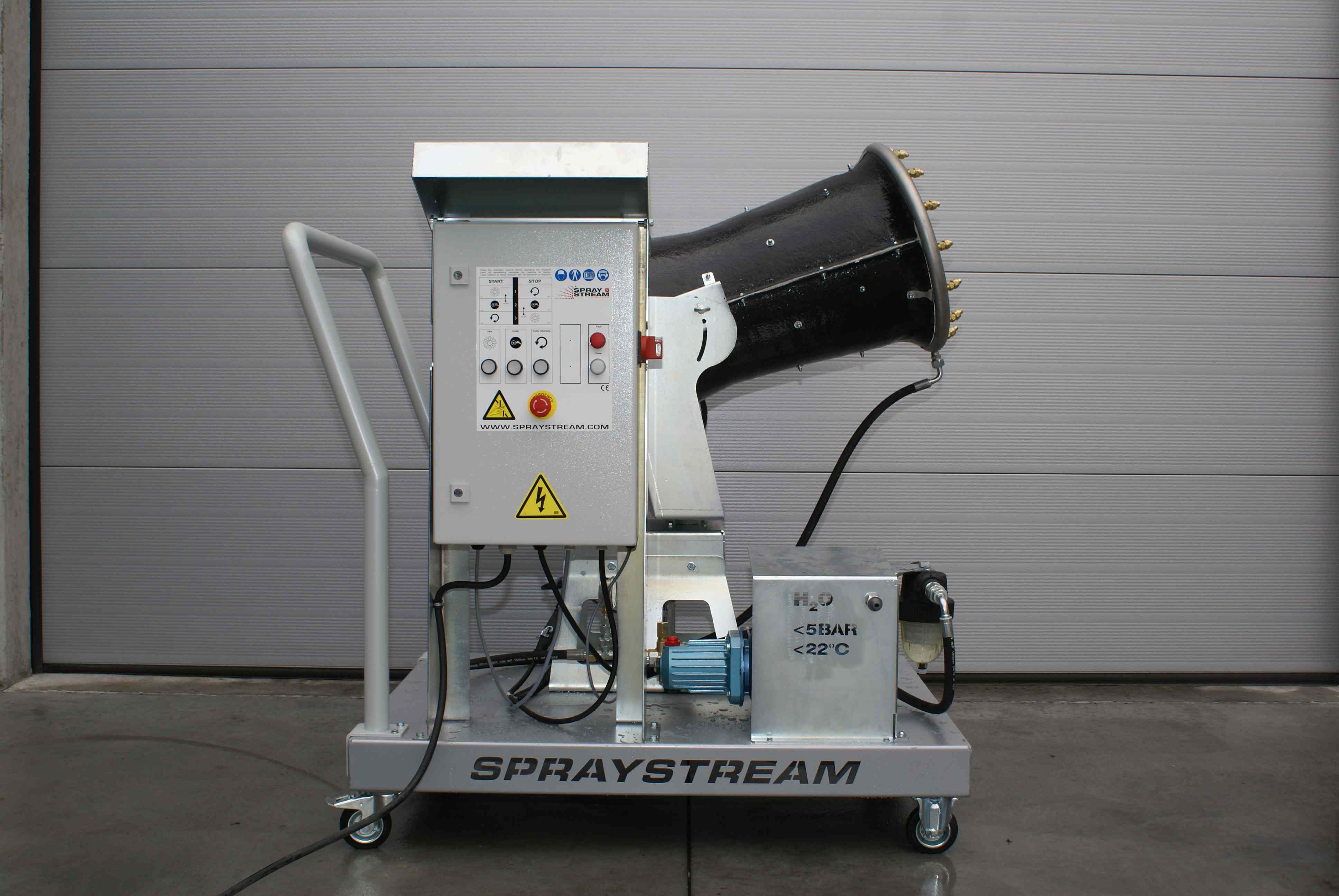Spraystream 20 trolley - Dépoussiéreur brumisateur pour terrains ouverts et usage intérieur/extérieur_0