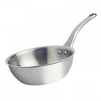 17748 - wok -sauteuse bombée affinity - de buyer - 24 cm h 8 cm / 3 litres / 1.34 kg_0