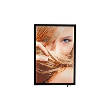 8064 - Cadre porte-affiche LED Afix Diffusion - A4 à fermeture magnétique, éclairage LED homogène_0