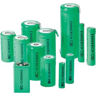 ACCU À COSSES Z AA (R6) NIMH 1,2V 2200 MAH EMMERICH READY TO USE