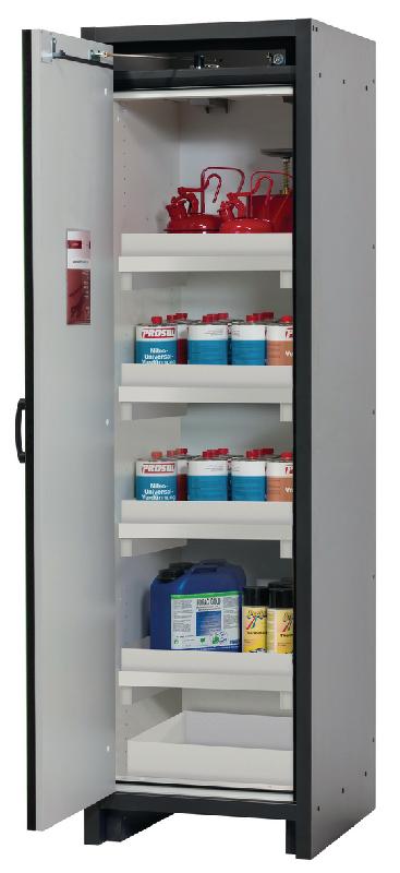 ARMOIRE SÉCURITÉ Q-CLASSIC-30 Q30.195.056 GRIS/VERT - MANUTAN COLLECTIVITÉS