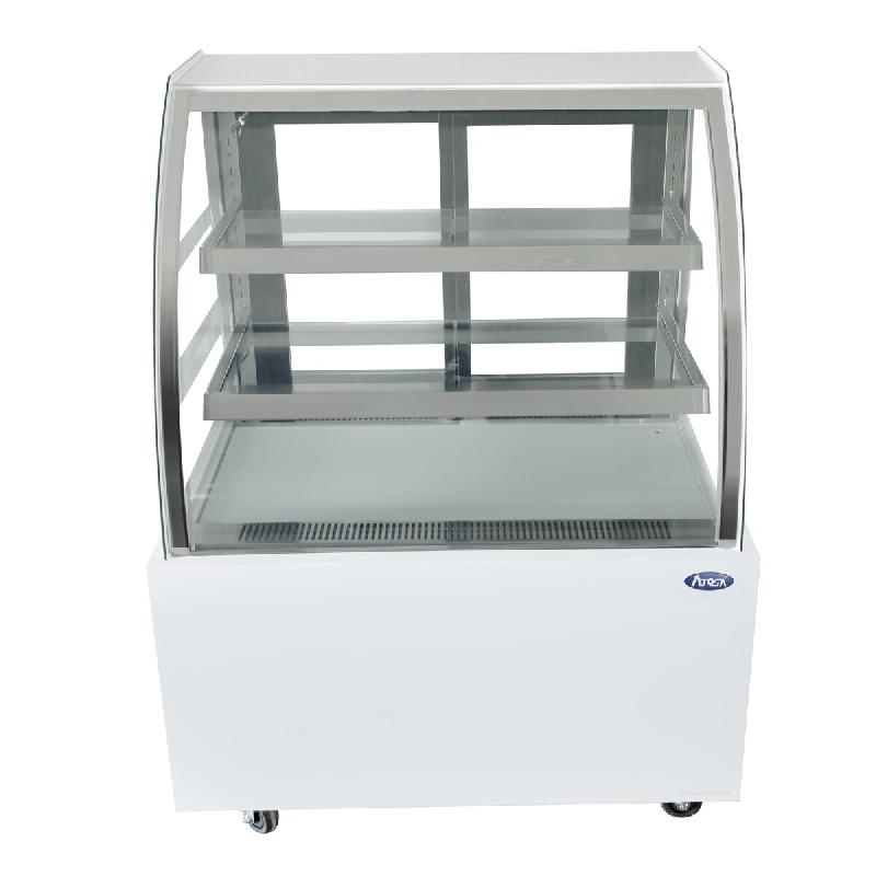 ATOSA Vitrine bombée service arrière largeur 900mm  WDG096DW - blanc multi-matériau WDG096DW_0