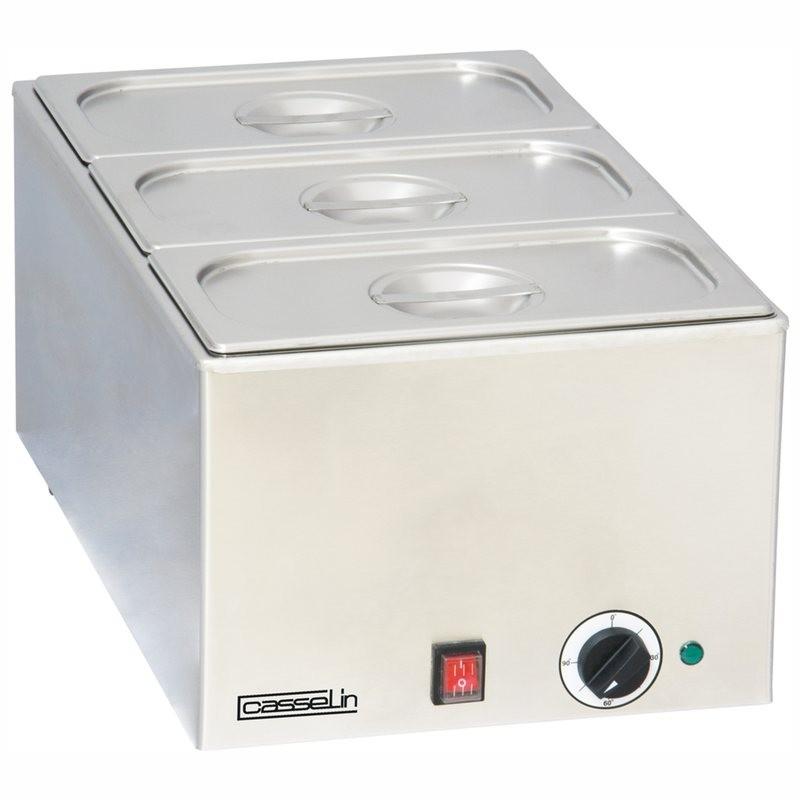 Bain marie CBM3 Casselin 3 bacs GN 1/3_0