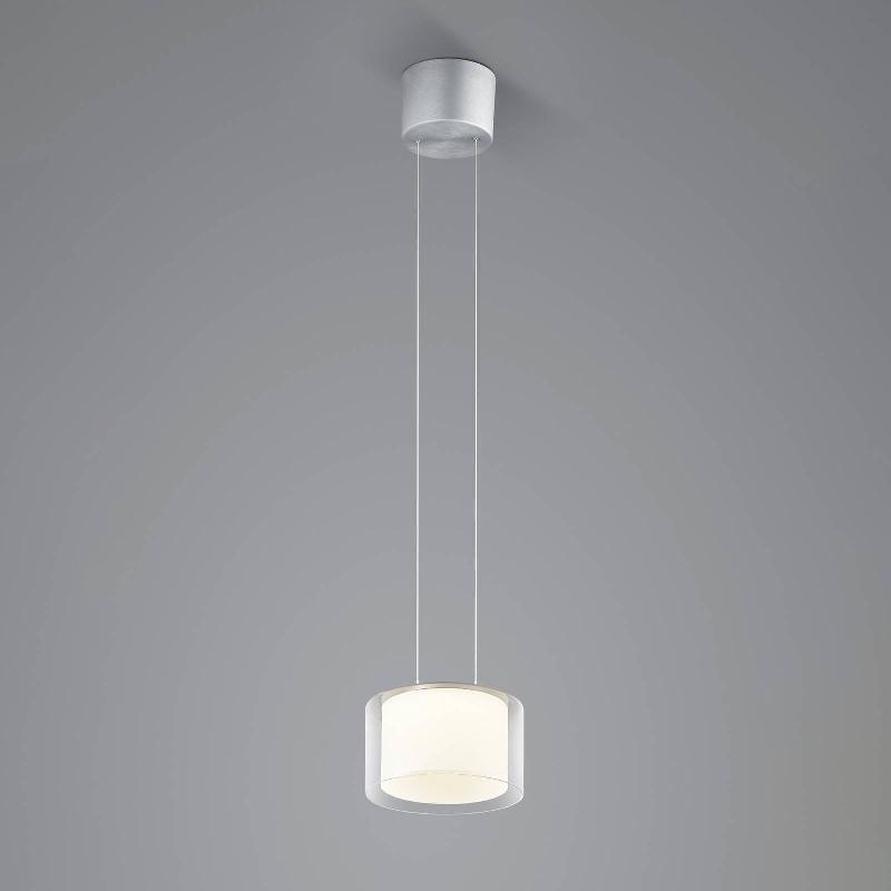 BANKAMP GRAND CLEAR SUSPENSION LED, 1FL, Ø 20 CM