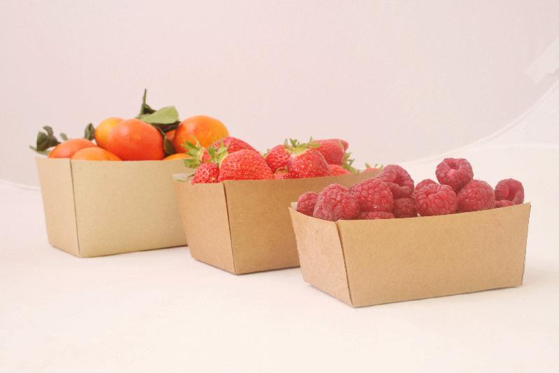 Barquettes carton kraft - 125g - Résistantes, recyclables, biodégradables - Référence 902002_0