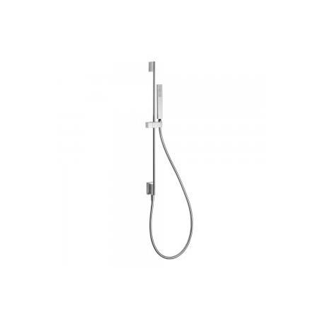 BARRE COULISSANTE AVEC PRISE D’EAU AU MUR Ø 14 MM. LONG. 760 MM. DOUCHETTE ANTICALCAIRE. (202.639.01). FLEXIBLE. - TRES 03493201