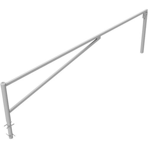 BARRIÈRE PIVOTANTE GALVANISÉ BÉTONNER SERRURE PROFILÉ-4500MM - SCHAKE