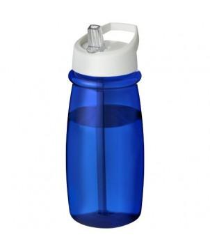 BOUTEILLE DE SPORT H2O ACTIVE PULSE 600ML COUVERCLE À BEC VERSEUR BLANC - GOURDES DE SPORT PUBLICITAIRES PERSONNALISÉES