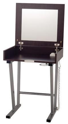 Bureau école Arkane - coiffeuse compacte pour formations esthétique et coiffure - Made in France_0