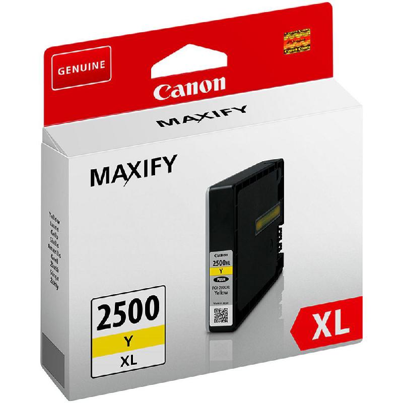 CANON PGI-2500XL CARTOUCHE D'ENCRE AUTHENTIQUE GRANDE CAPACITÉ (9267B001) - JAUNE