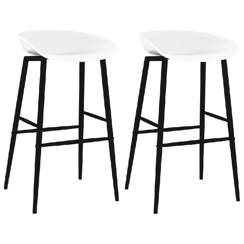 Chaises de bar lot de 2 blanc Modèle Titan Essence Pro - 8719883791241_0