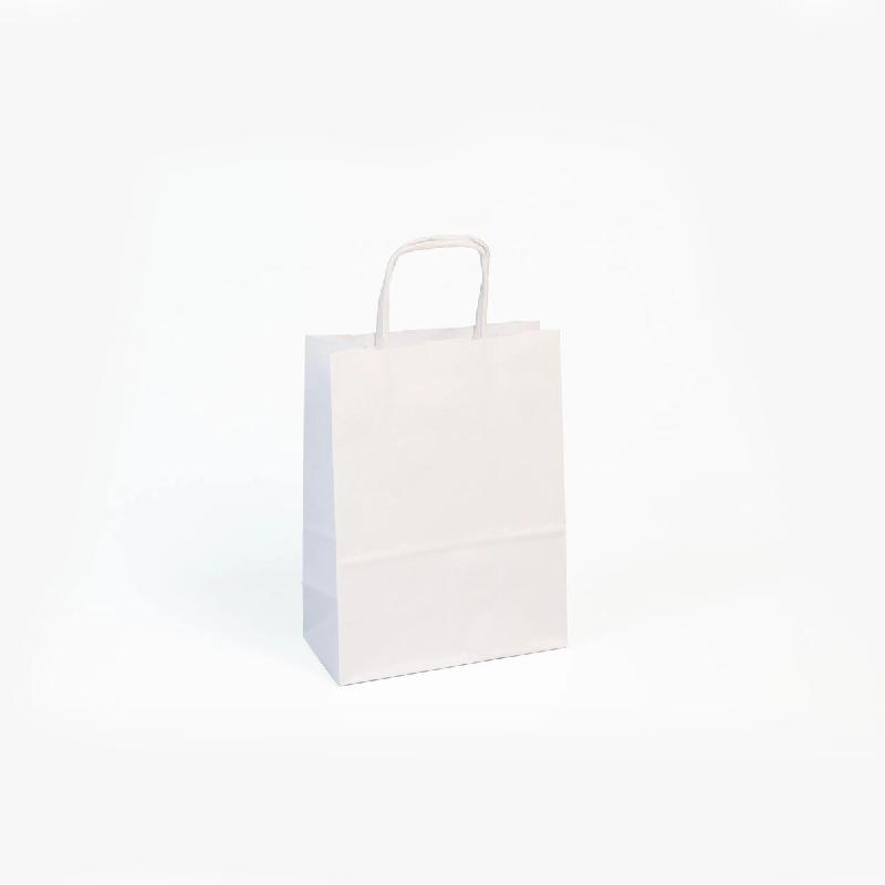 Clairefontaine 25 sacs cadeaux 160x80x210, kraft lisse 100 g/m², coloris blanc - blanc 395608C_0