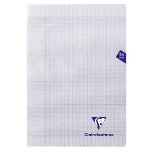 Clairefontaine Lot de 10 Cahier Mimesys A4, 96p./48 feuilles 90 g/m² piquées, coloris incolore, Séyès - 3329683931614_0