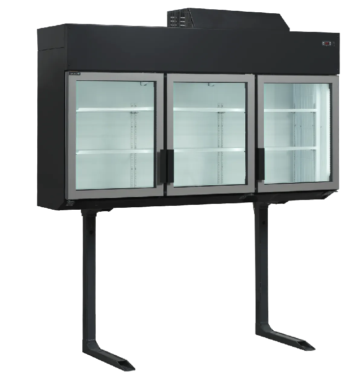 Congélateur armoire de supermarché MTF210B Noir TEFCOLD_0