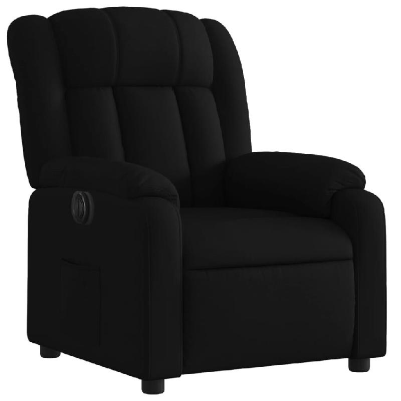 Fauteuil inclinable électrique Noir Tissu Modèle Zerdoria - 8721012177826_0