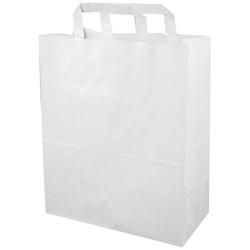 Firplast Sac cabas kraft blanc (80g/m²) 26x14x30 cm - blanc 3053310002124_0