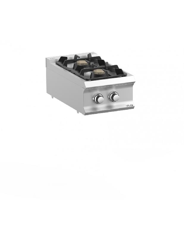 Fourneau 2 feux gaz - Puissance 14 kW - Modèle IPX5 - DOMINA PRO 700 - Référence FB74TXL_0
