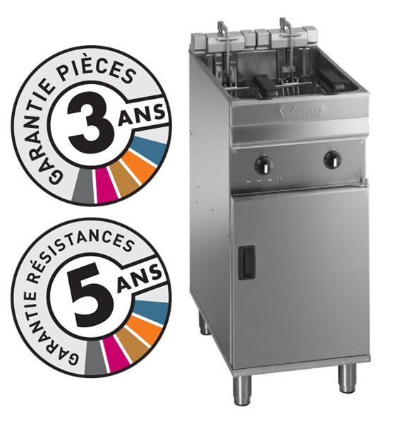 Friteuse électrique sur coffre - 15/18 litres - Valentine EVO400T - haut rendement avec système Dialogue_0