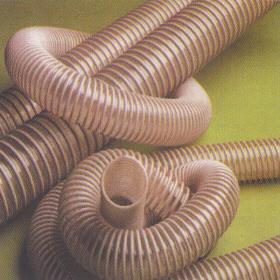 Gaines flexibles en polyuréthane - spirale PVC gris anti-choc - Ø 25 à 300 mm - Résistance à l'abrasion et températures -25°C à +85°C_0