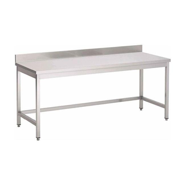 Gastro-Inox Table de travail sans fond avec rebord inox 1500x600x880mm - 7445908579570_0