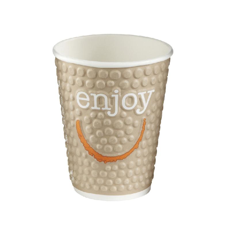 GOBELETS EN CARTON ENJOY 20 CL, LOT DE 30