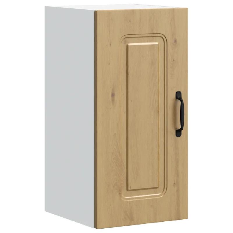 Helloshop26 - Armoire murale cuisine polyvalente 30 x 31 x 60 cm rangement pratique style chêne artisanal en bois d'ingénierie 02_0049969 - Bois mas_0