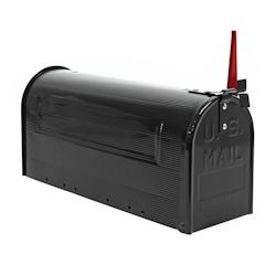 HELLOSHOP26 - Boite aux lettres style américain design boite postale sur pied us mailbox 18 x 22 x 48 cm noir 16_0000087 - noir 3000969699786_0