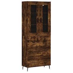 Helloshop26 - Buffet bahut commode armoire meuble de rangement organisateur cuisine salle de séjour salon haut 69,5 x 34 x 180 cm 02_0033436 - 300021_0