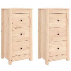 Helloshop26 - Buffet bahut commode armoire meuble de rangement organisateur cuisine salle de séjour salons lot de 2 40 x 35 x 80 cm 02_0036638 - 3000_0