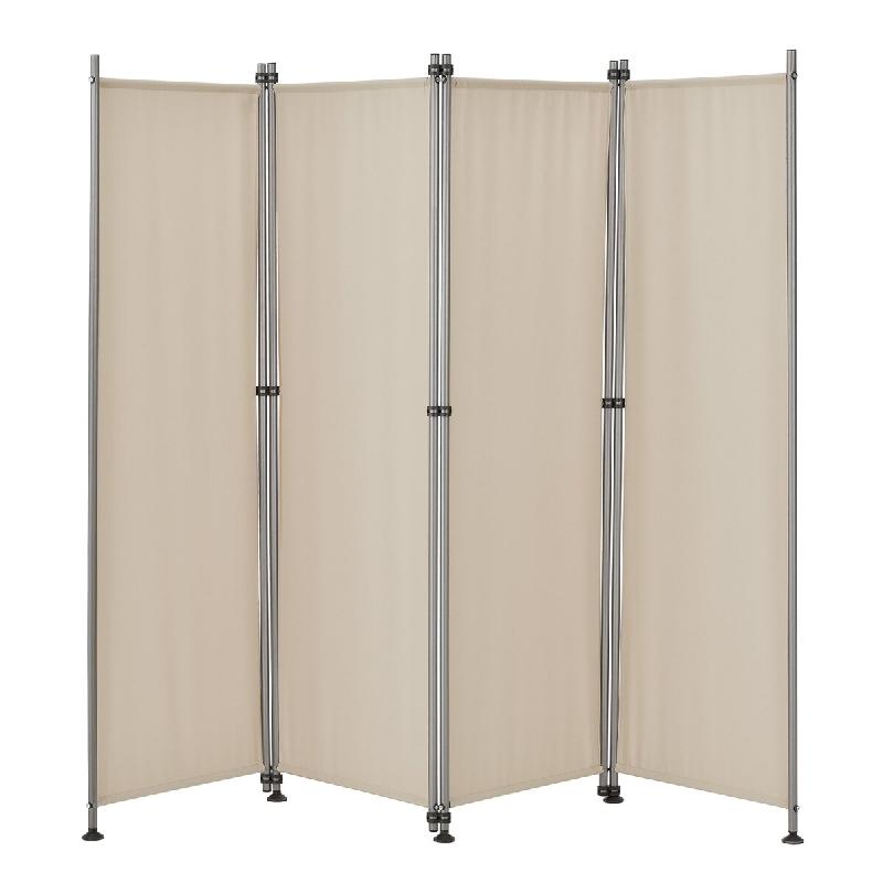Helloshop26 - Paravent brise-vue barrière  protection de l'intimité 215 x 170 cm beige 03_0001063 - 3000121899788_0