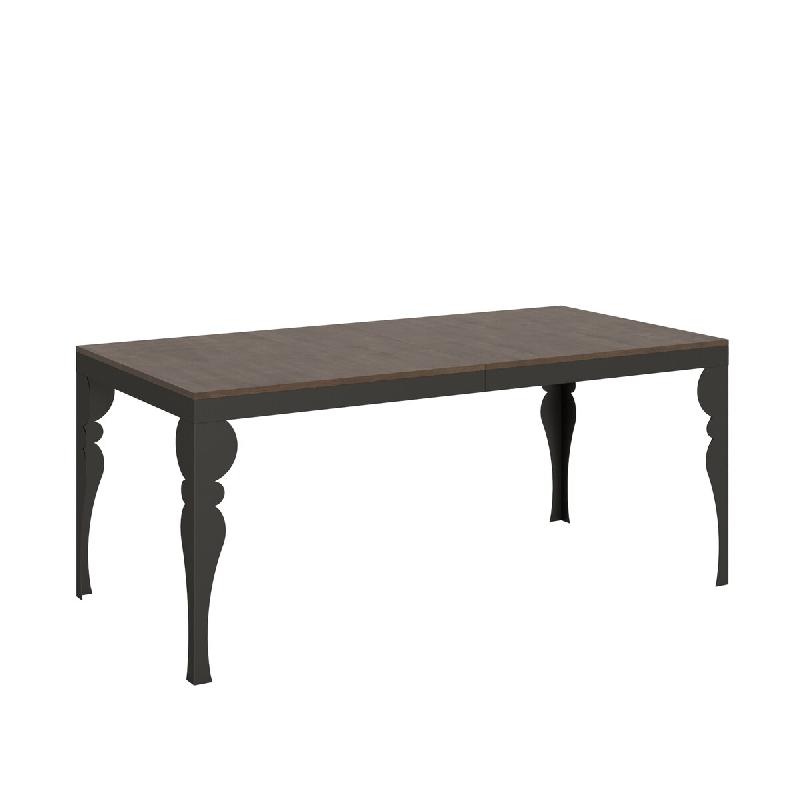 Itamoby Table Extensible 90X180/440 Cm Paxon Evolution Noyer Structure Anthracite - marron VE185TAPXNEVO-NC-AN_0