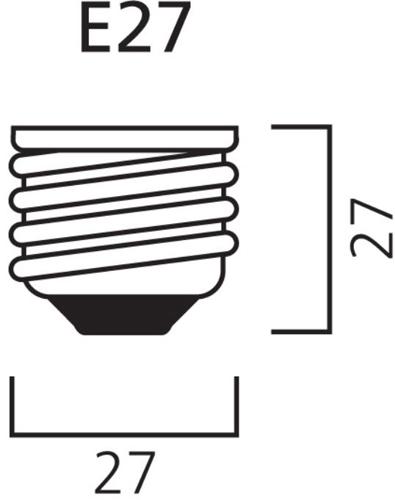 Lampe toledo rt gls cl 827 e27 806lm - SYLVANIA - 0029327 - 788590_0