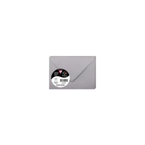 LOT DE 2 - PAQUET DE 20 ENVELOPPES POLLEN 75X100MM 120G/M² - GRIS KOALA
